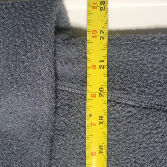 L.L Bean Katahdin Fleece Pullover 1/4 Zip Jacket Size Med Tall Gunmetal Grey Men - Picture 12 of 13